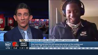 Shaquem Griffin on attending draft 'It's the best thing ever ... and I got an XBox' | Apr 27, 2018