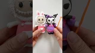 Blind Bag KUROMI vs LABUBU with clay ❤️❤️❤️