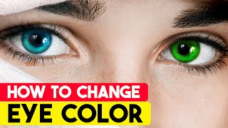 How to Change Eyes Color Hidden Techniques in Photoshop CC #eyescolorchange