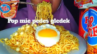 ASMR POP MIE PEDES GLEDEK ll ASMR INDONESIA ll EATING SOUND ll MUKBANG