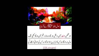 Farman Nabi SAW Jannat | Islamic video | #hadees #shortvideo