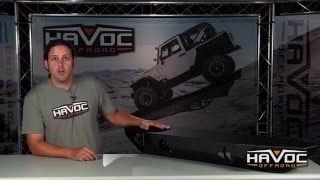 JCR Defender without bull bar Mid Width Front Bumper Review - HavocOffroad.com