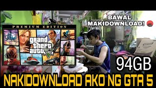 NAKIDOWNLOAD AKO NG GTA 5 PC "FIRST TIME KO MAGKA GTA 5"