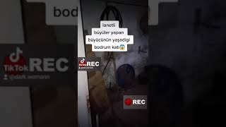 Lânetli  Büyücünün Yaşadıgı bodrum katı #paranormal  #büyücü #korku #shorts #lanetli