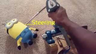 Jet boat throttle and steering