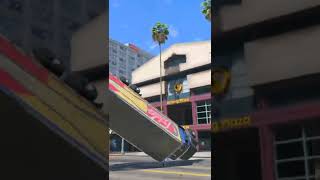 Mega Ramp Truck Jumping Challeng (GTA 5 MODS) #gta5 #shorts