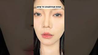 How to countour nose ✨|| #simplemakeup #makeupdouyin #douyinmakeuptutorial #douyin #douyinmakeup