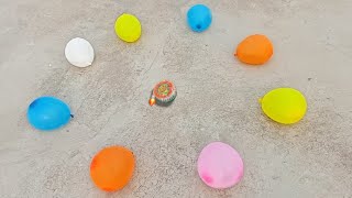 Chakri Inside the water Balloon 🎈circle l Diwali special l Fun With Diwali Crackers l