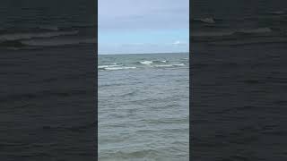 Lake Huron From The Beach At Oak Beach Park / Port Austin, Michigan  #shorts