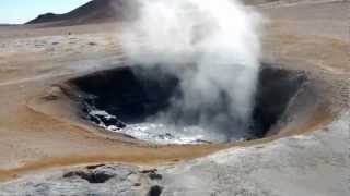 Kochende Quelle in Island, Region Myvatn