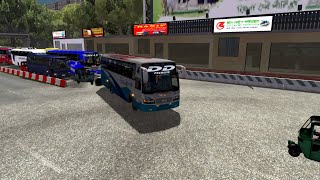 New Update Map & Hino Mega Bus Mod Review