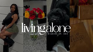 living alone diaries 03: i’m a dog mom, bought flowers, girls night, healing journey & life update