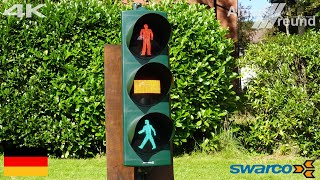 [4K] Swarco Futura Düsseldorf Pedestrian Traffic Light Ø200