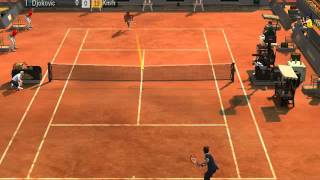 Virtua Tennis 2009 - Roger Federer vs Novak Djokovic