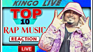 TOP 10 ARTIST  RAP MUSIC REACTION VIDEO ALL TIME HITS [ REACTION KINGO ] 2023