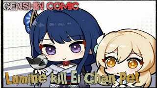 Genshin Comic " Lumine Kill Ei Chan Pet "