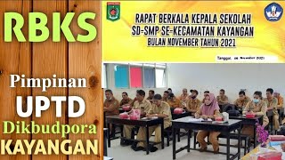 Rapat Berkala Kepala SD-SMP Negeri Se-Kecamatan Kayangan di SDN 2 Kayangan @EHE Electro