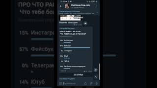 Как создать опрос в Telegram