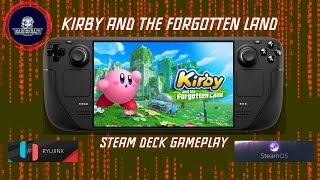 Steamdeck | Kirby and the Forgotten Land Gameplay | SteamOS | Ryujinx 1.1.461