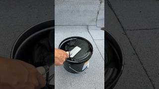 SATISFYING CONSTRUCTION!  roofing tar #construction #contractor #roofing