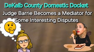 Judge Barrie Docket - Strange and Concerning Custody Matters