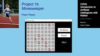 CS50AI - Project 1b: Minesweeper