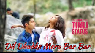 Dil Dhadke Mera Bar Bar ❤❤ Gujarati Whatsapp Status ❤❤ Love Timli Status | Gujarati Timli Status.