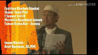 Cuplikan Khutbah Idul Fitri 1441 H (Juni 2020)