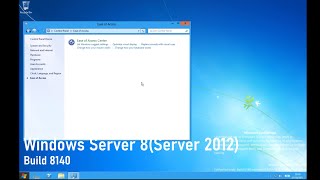 Windows Server 8 Build 8140 (Server 2012)