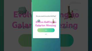 Don't forget to Evolve Koffing to Galarian Weezing!!! Expires 0ct 1st!! #pokemon #pokemongo #niantic