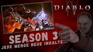 Diablo 4 | SEASON 3 GEHT LOS! - Begleiter, Ranglisten, Neue Items und vieles mehr.... | Infos