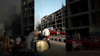 Fire Disaster at Ahmedabad Sindhu Bhavan road 20th may 2017 6:30 pm