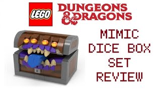 Lego Dungeons and Dragons Mimic Dice Box Review