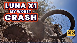 Anthem East Trail - Northbound (The Hard Way w/ Crash) | Luna Cycle X1