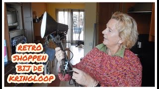 Retro shoppen bij de Kringloop. #Weekvlog4 deel 1 de maandag