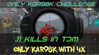 #pubglite 11 kills in tdm only kar98k pubg lite gameplay with ♤killer chor♤