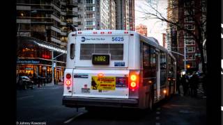 Bus Recording: 2003 New Flyer D60HF #5625 on a Harlem bound M102