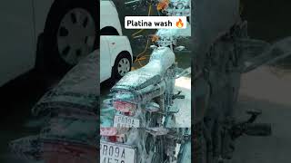 Washing Muddy Platina #shorts #viralvideo #bajaj #bike #asmr