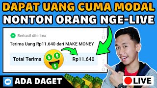 Dapat Uang Cuma Modal Nonton Live Streaming 🤩 | Aplikasi Penghasil Uang Saldo Dana 2024