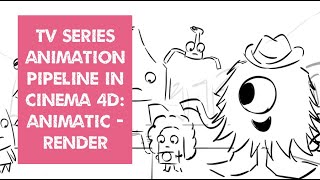 Children's TV Show Animation Pipeline in Cinema 4D: Animatic to Render | Pop Paper City