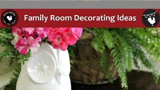 Decorating Ideas for Family Room - Simple Decorations