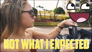 Teaching My GIRLFRIEND how to drive STICKSHIFT in a POLARIS SLINGSHOT!