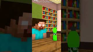 Monster School: Baby Herobrine Life - Minecraft Animation (shorts version) #Shorts