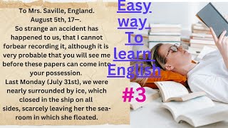 easy way to learn English| learn English through story| English practice