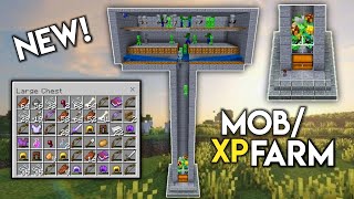 Minecraft EASIEST MOB XP FARM Tutorial! 1.20+ (Improved Version)