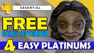 PS Plus Essential Games September 2024 | 4 Easy & Quick Platinums