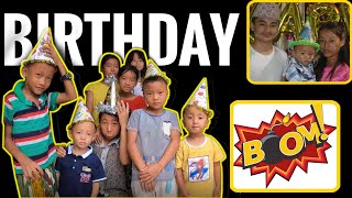 AMOS KO 3rd Birthday Maa Bomb Le Pet Maa lago||🍬🍬Happy Birth Day🎂||BSK Vlog💥