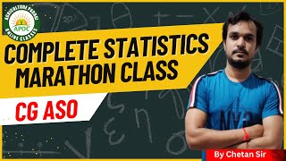 Complete Statistics Marathon | CG ASO | RPSC ASO | JRF | By Chetan Sir