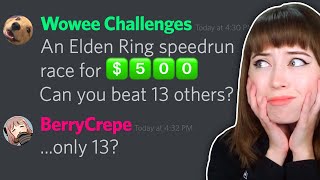 I raced Elden Ring speedrun PROS for $500