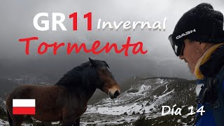 Día 14 GR11 INVERNAL❄ Se avecina TORMENTA de NIEVE. Desde Àreu hacia Tavascan. Vuelve el INVIERNO.